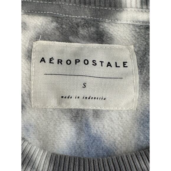 AÉROPOSTALE Tie dye Women’s Sz S Crop Top Sweatshirt Hippie Festival Boho - Picture 8 of 12